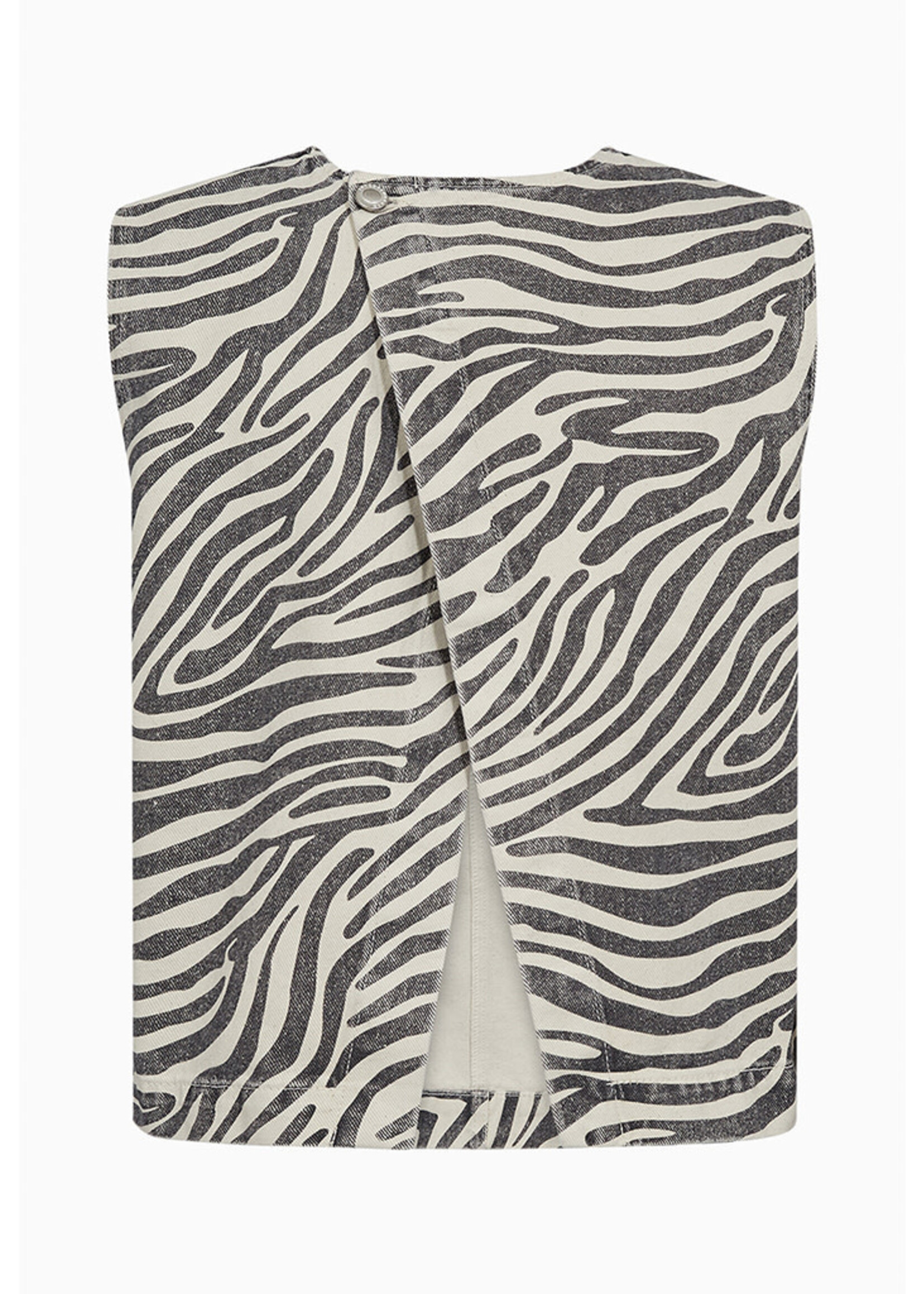 Ivy Heaven Cross Black Faded Zebra