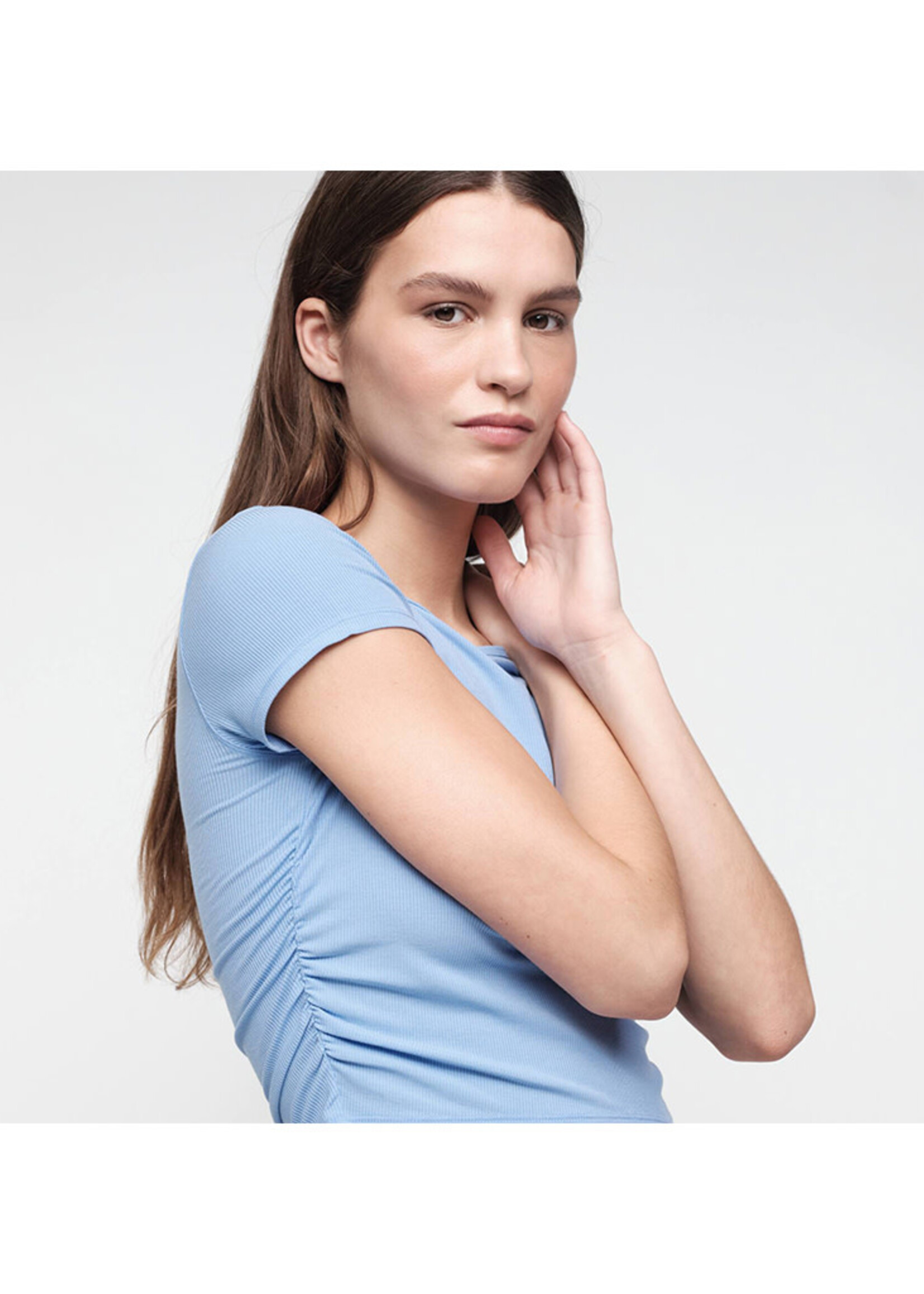 Organic Basics Active Rib Ruched Tee