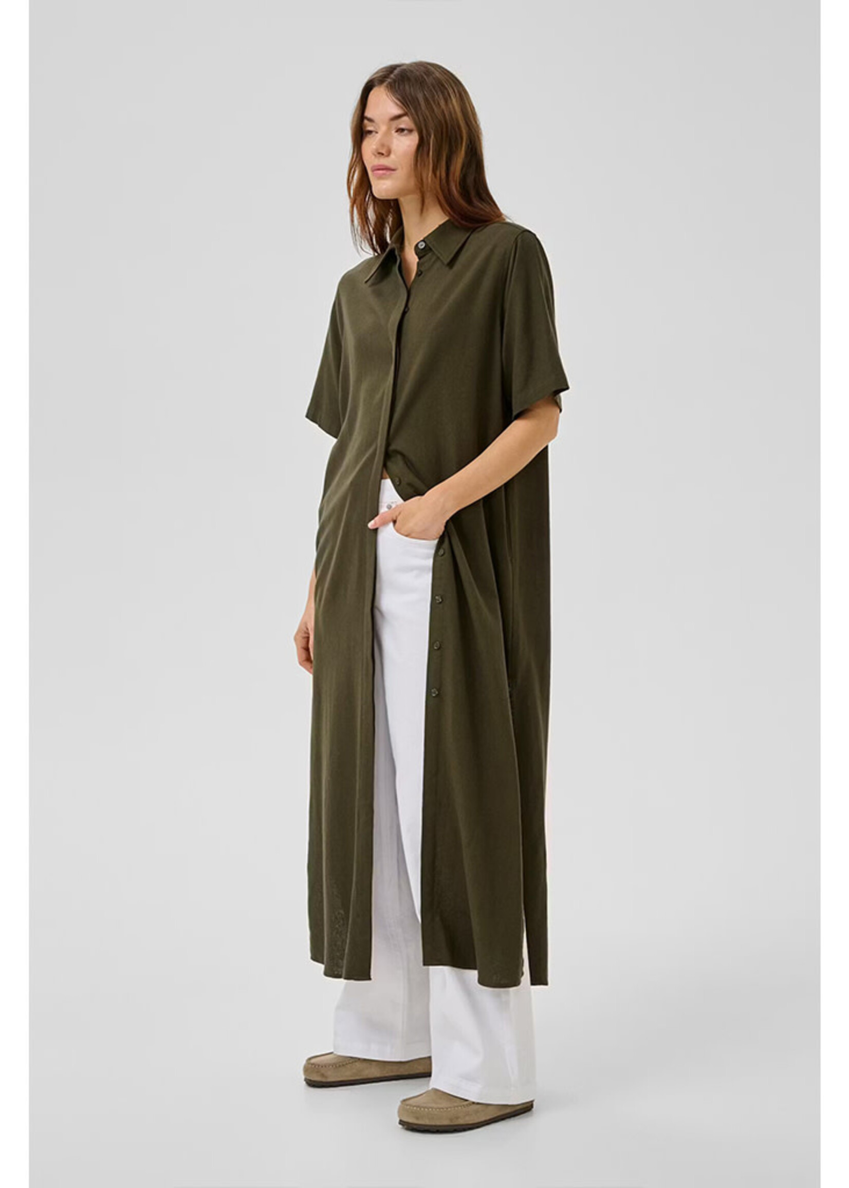 My Essential Wardrobe Dias SS Boxy Shirtdess