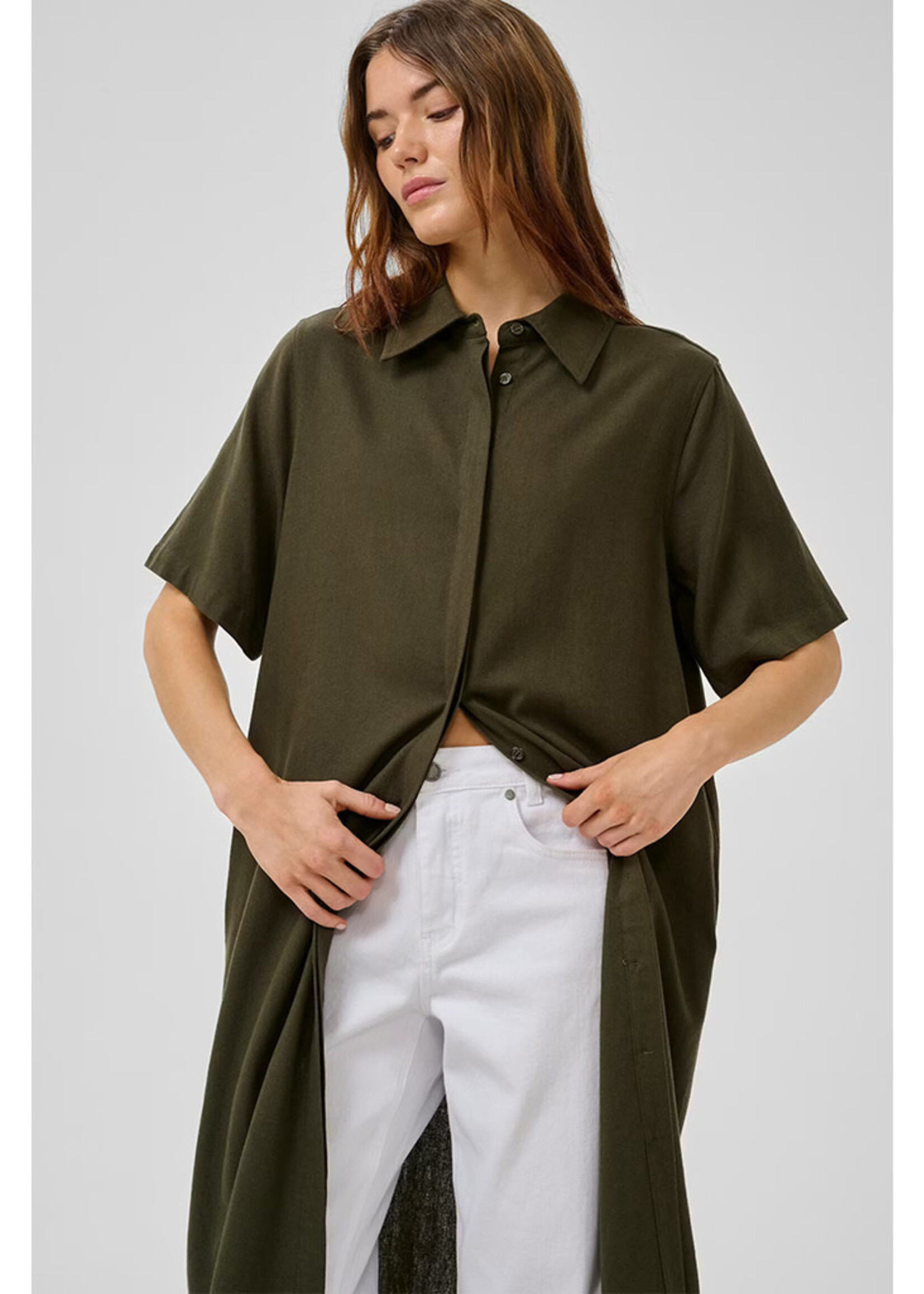 My Essential Wardrobe Dias SS Boxy Shirtdess
