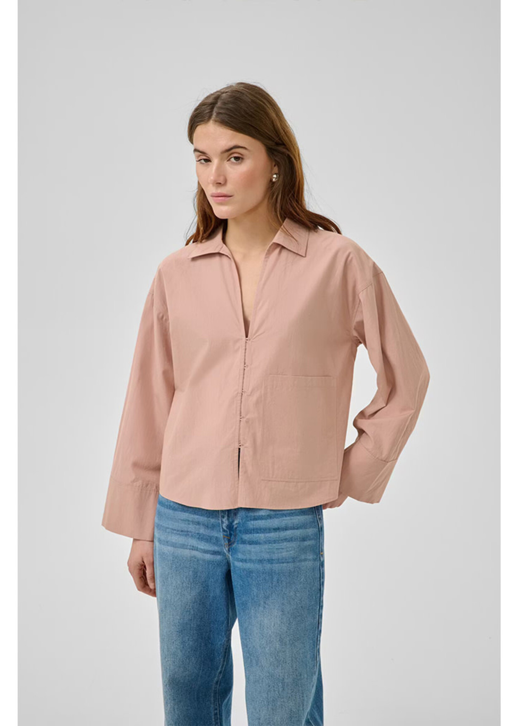 My Essential Wardrobe Sunna Boxy Short Shirt