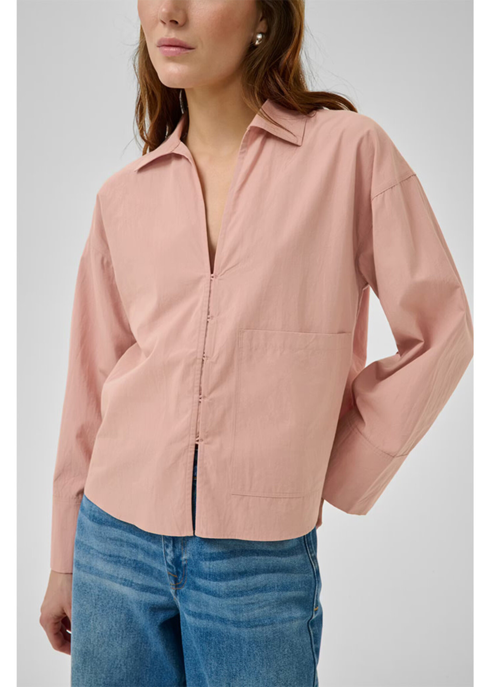 My Essential Wardrobe Sunna Boxy Short Shirt