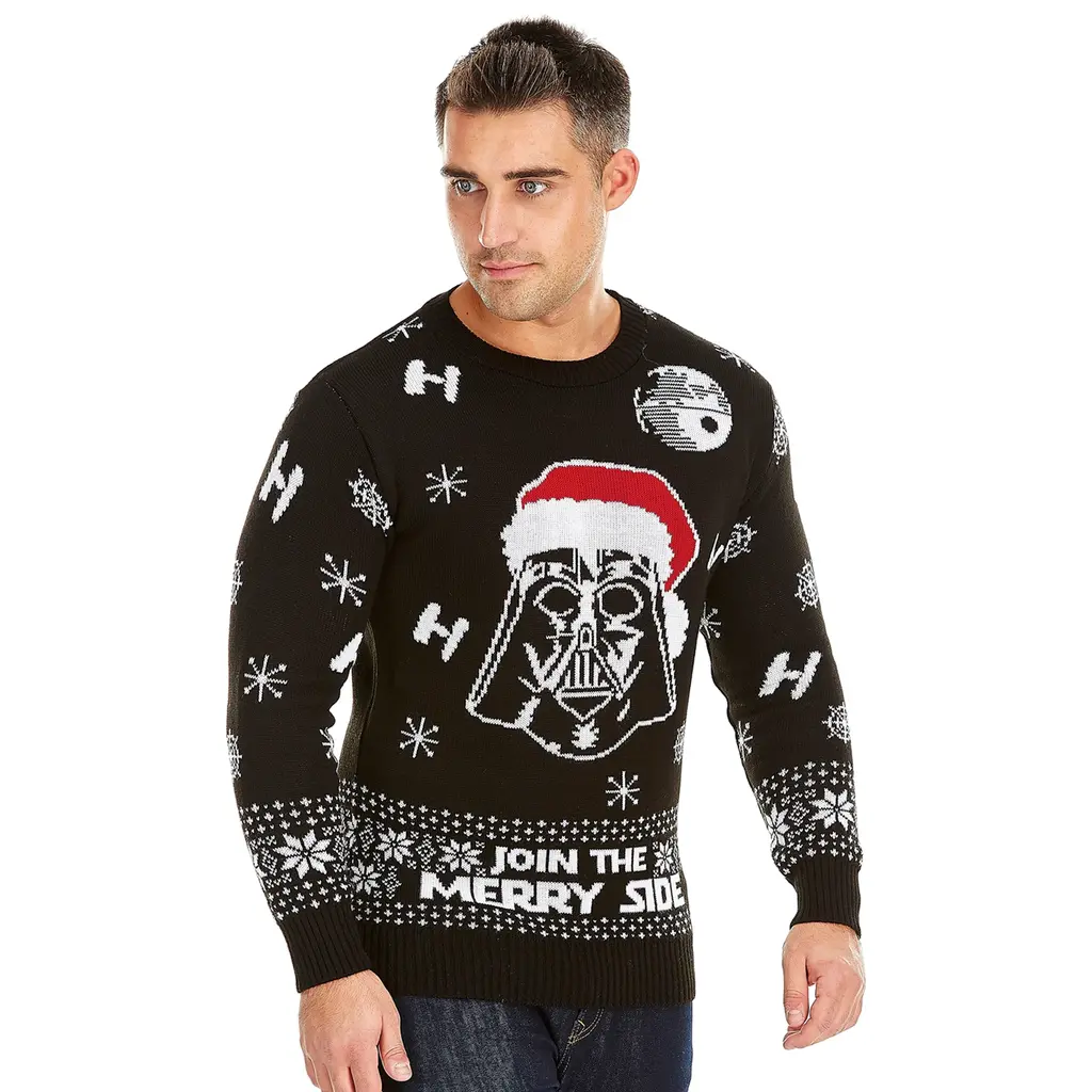Weihnachtspullover Schwarz - Join The Merry Side
