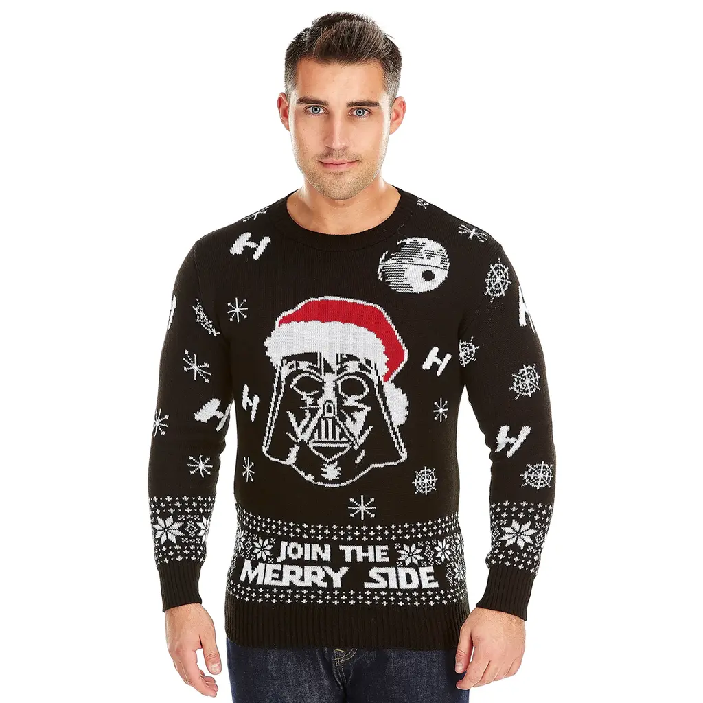 Weihnachtspullover Schwarz - Join The Merry Side