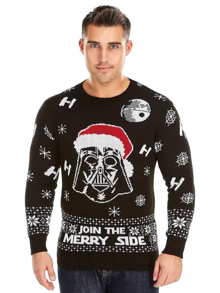 Weihnachtspullover Schwarz - Join The Merry Side