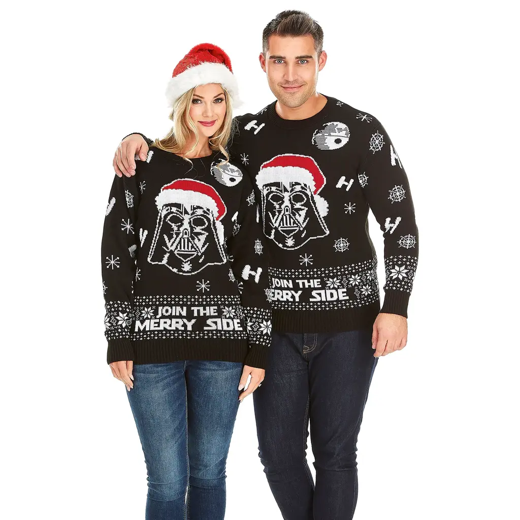 Weihnachtspullover Schwarz - Join The Merry Side