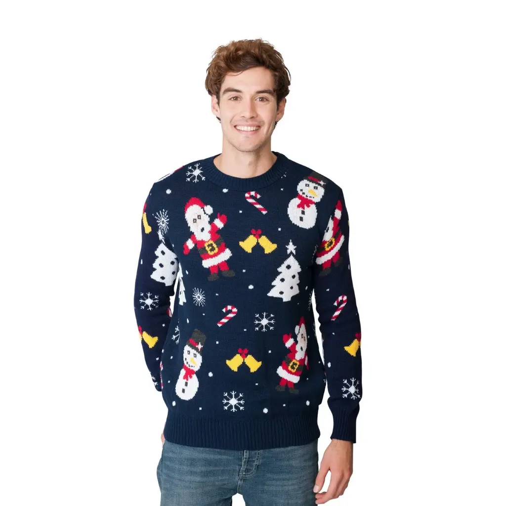 Weihnachtspulli Happy Christmas Herren