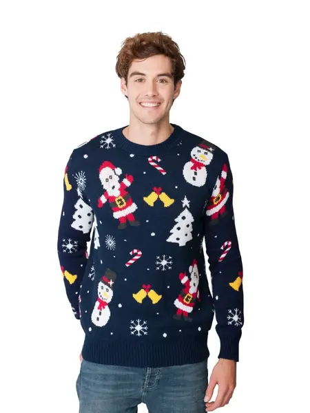 Weihnachtspulli Happy Christmas