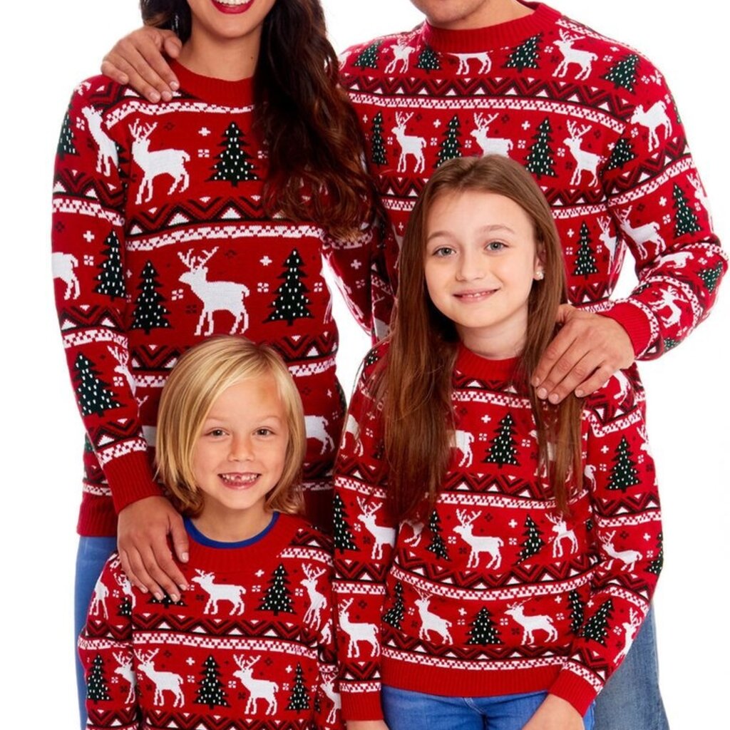 Weihnachtspullover Weihnachtstbaum für die ganze Familie