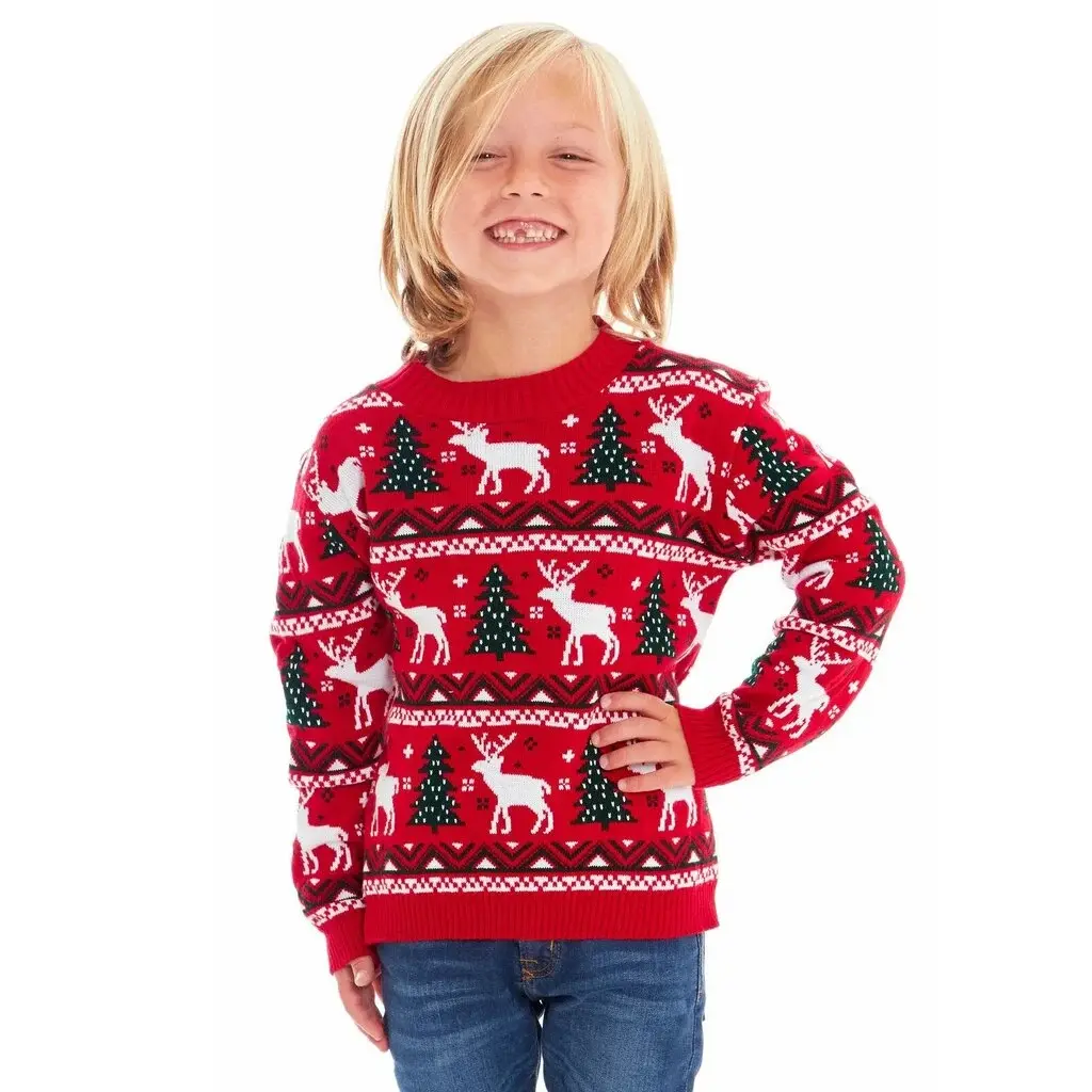 Weihnachtspullover Weihnachtstbaum für die ganze Familie