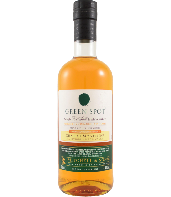 Green Spot Chateau Montelena Single Pot Still Irish Whiskey 750mL