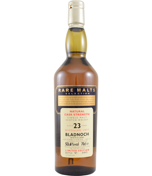 Bladnoch Bladnoch 1977 Rare Malts Selection - bottle 3140