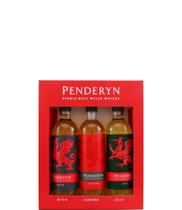 Penderyn Red Dragon  Pack 3 x 20 cl