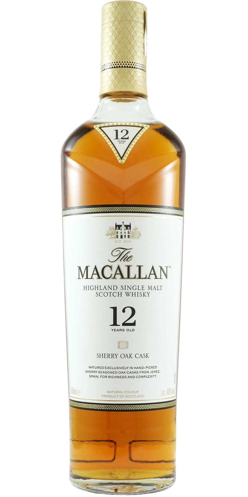 新品The Macallan12Years Old SherryOak Cask The Macallan 12 Years Old Sherry Oak Cask 750 ML - Glendale