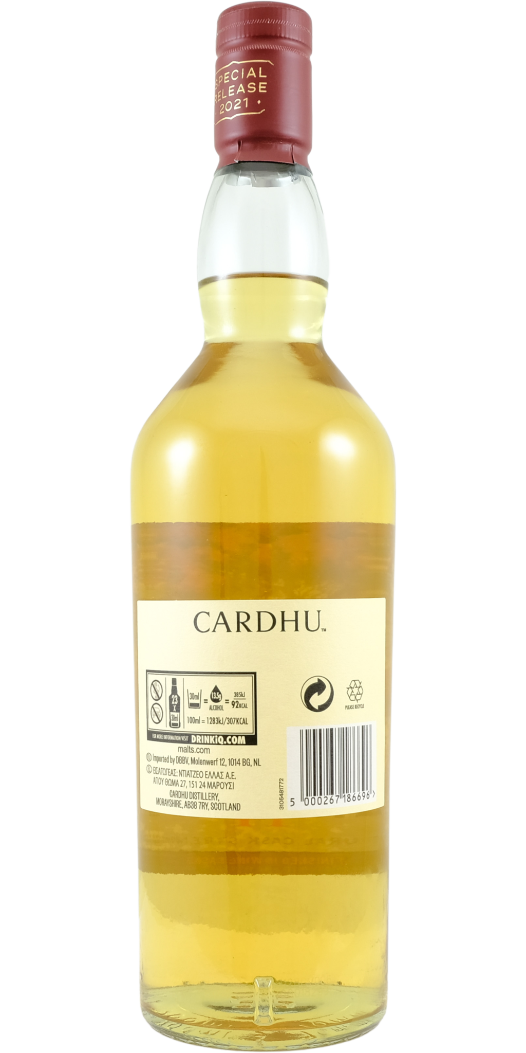 CARDHU 14 ans Special Release 2021 55,5%