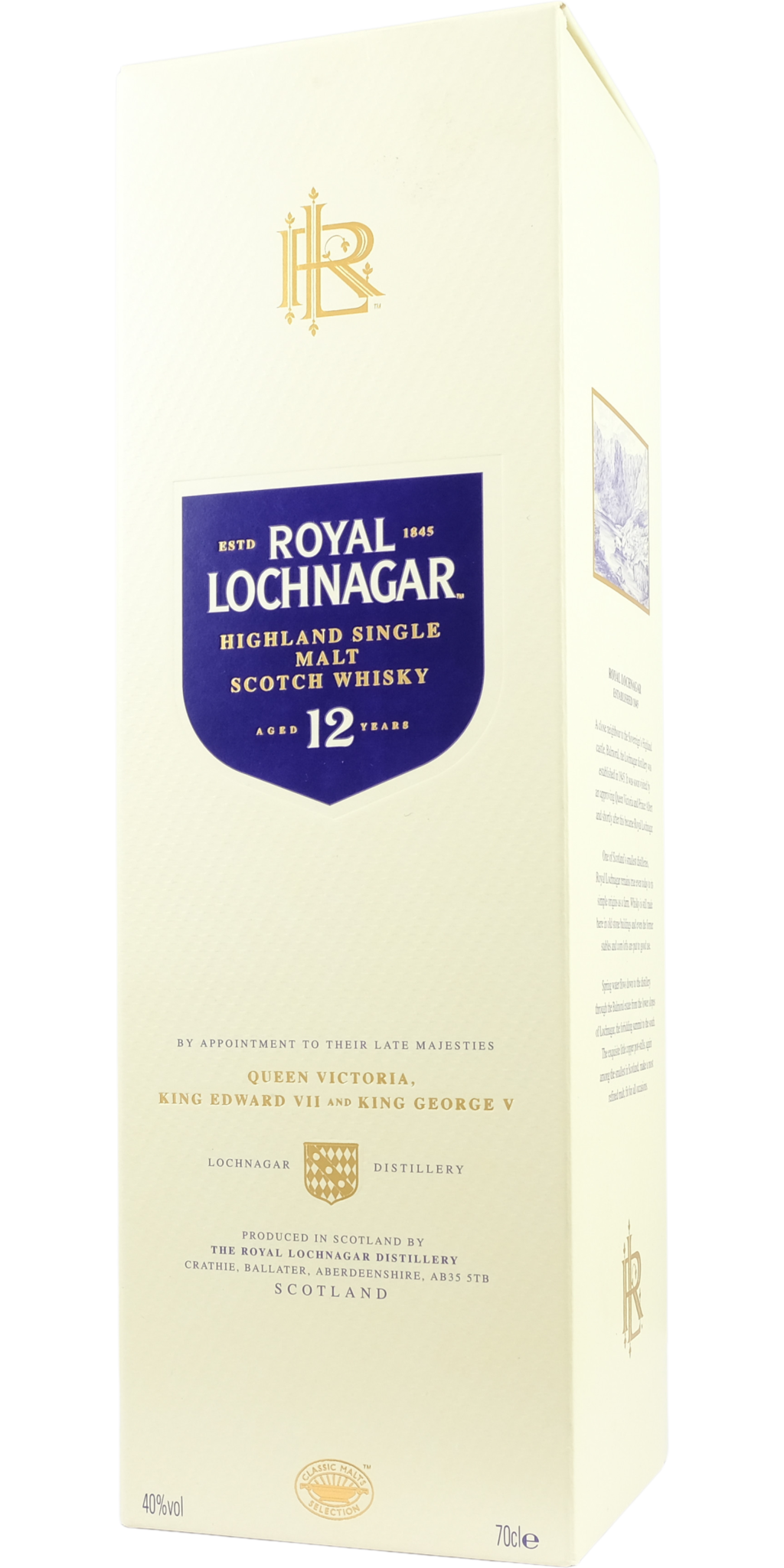 現地購入！　 LOCHNAGAR 12year 空瓶 現地購入！ ROYAL LOCHNAGAR 12year 空瓶