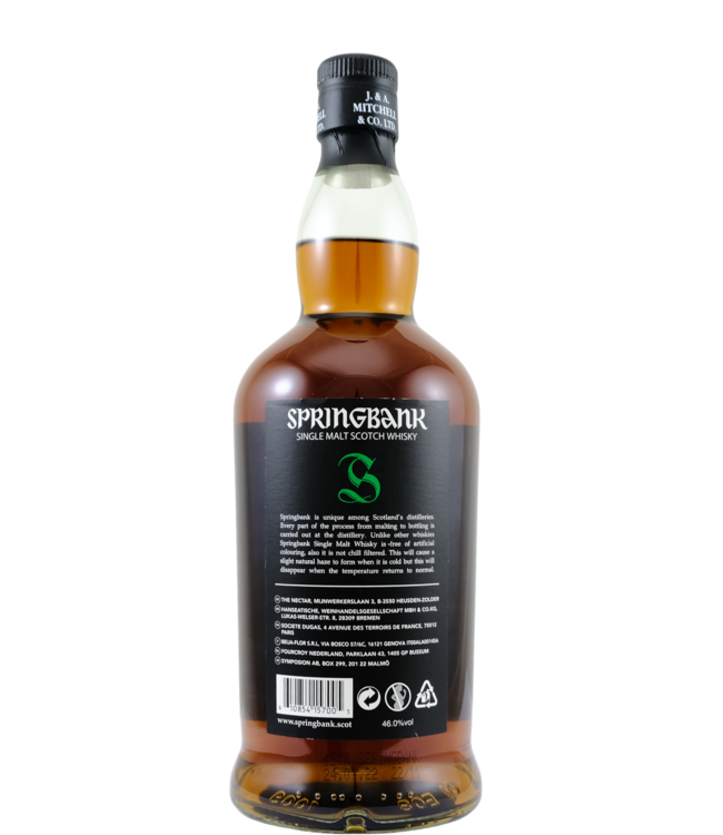 Springbank Springbank 15-year-old -  24.01.2022 - 22/11
