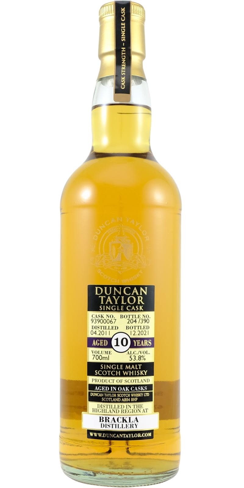 Royal Brackla 2011 Duncan Taylor - buy online | Whiskybase Shop