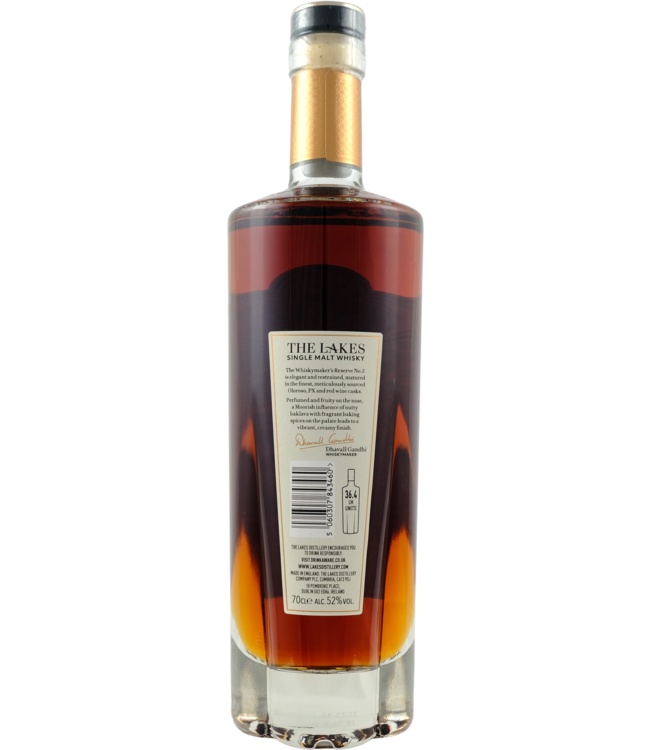 The Lakes Disitillery The Lakes Whiskymaker's Reserve No. 5