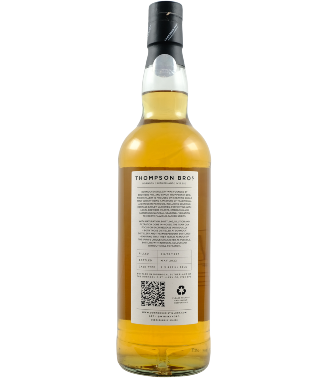 Secret Speyside Distillery 1997 Thompson Brothers