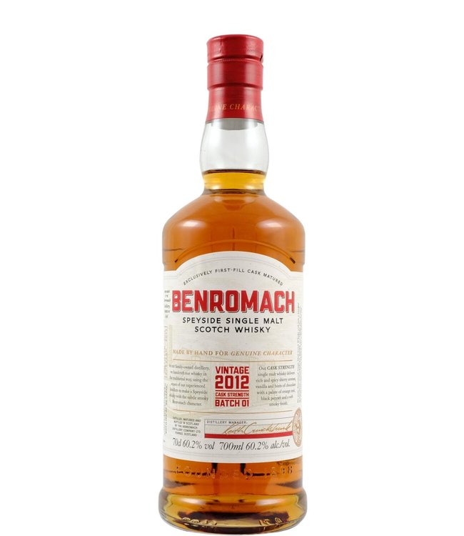 Benromach Benromach 2012 - Cask Strength Batch 01 60.2%