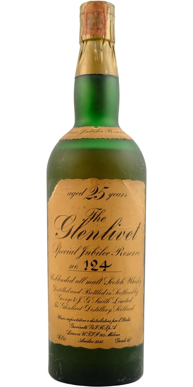 GlenLivet 25y 空瓶 箱付き ウイスキー 