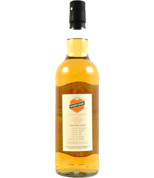 Cooley Cooley 2002 Whiskybase - 1 bottle per person/household
