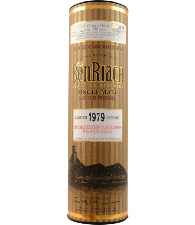Benriach BenRiach 1979 - Cask 8507 - Bottled for Asta Morris