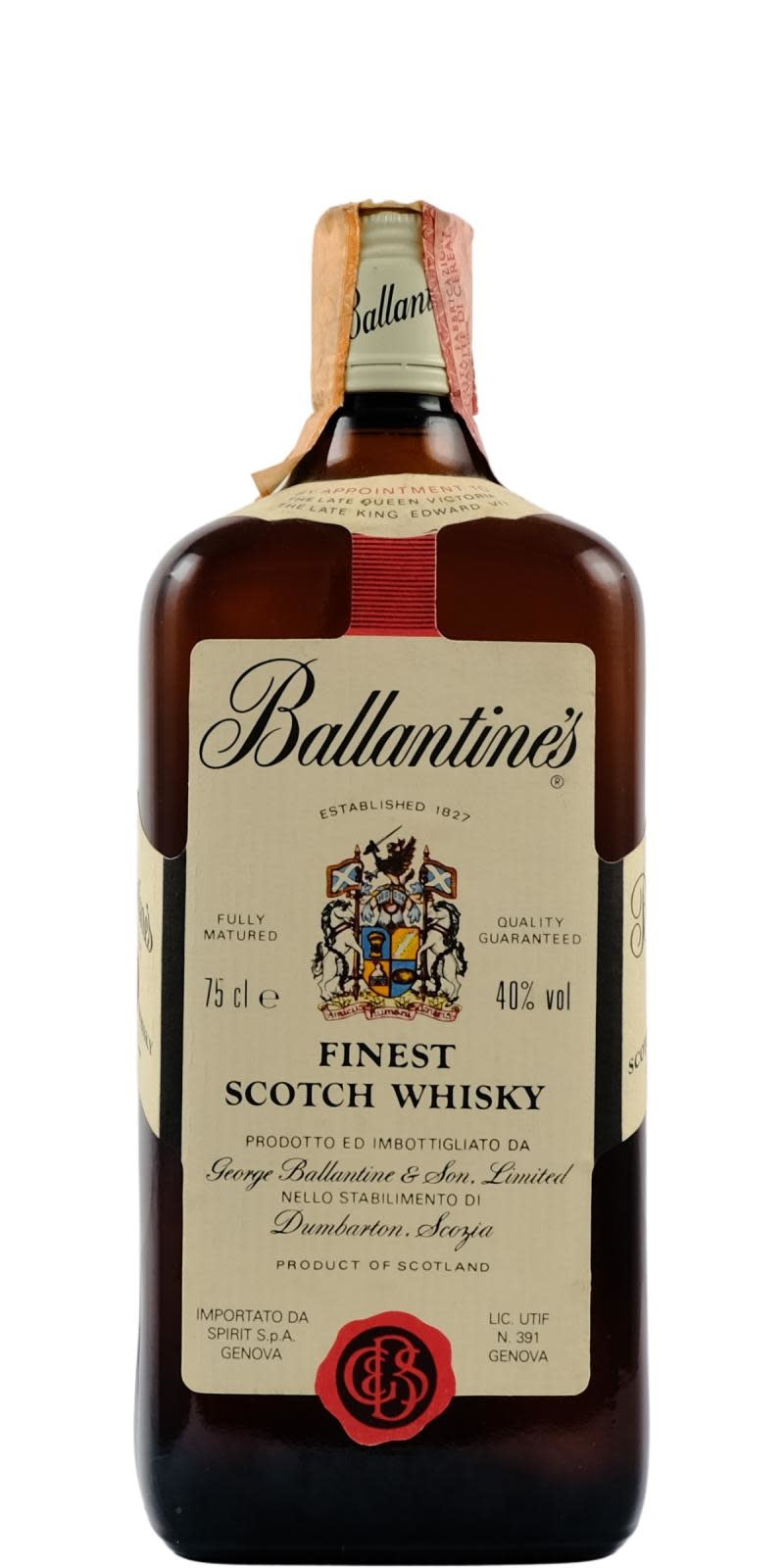 Ballantine's Finest Scotch Whisky George Ballantine & Son
