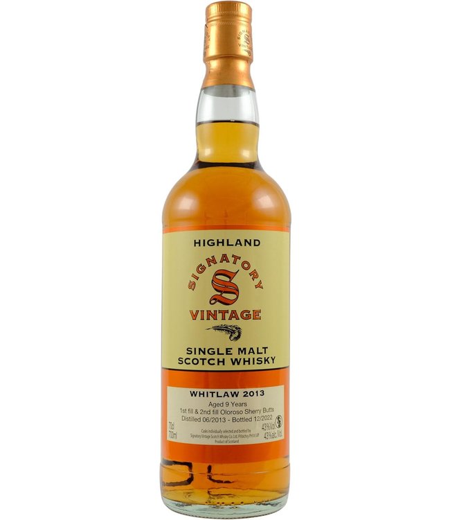 Whitlaw 2013 Signatory Vintage