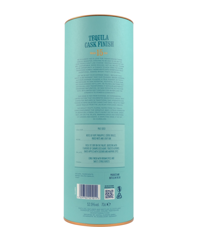 Deanston Deanston 15-year-old - Tequila Cask Finish