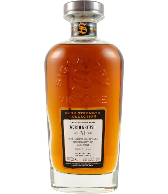 North British North British 1991 Signatory Vintage - Cask 272183