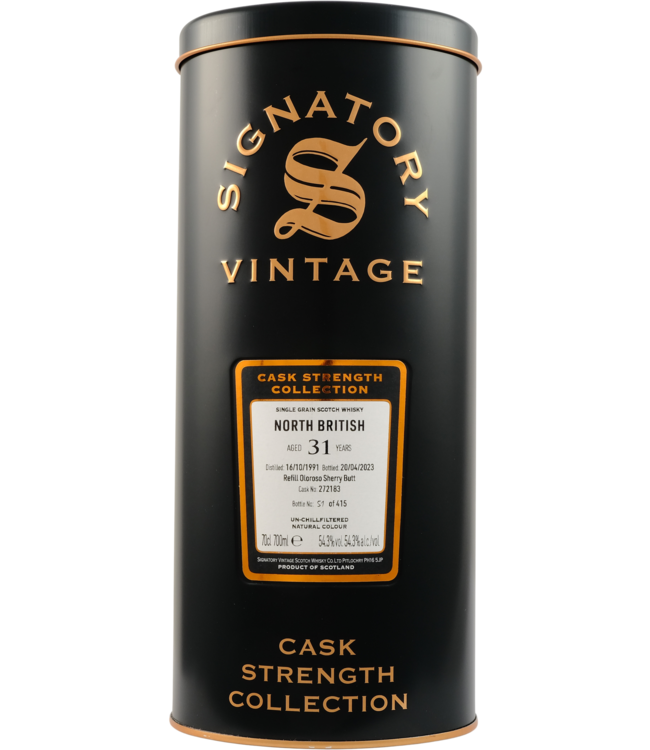 North British North British 1991 Signatory Vintage - Cask 272183