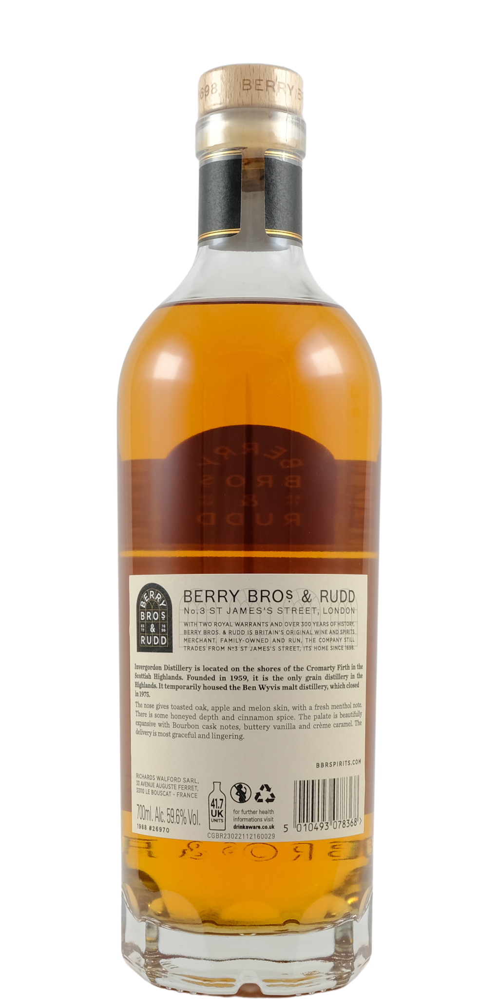 Invergordon 1988 Berry Bros & Rudd - buy online | Whiskybase Shop