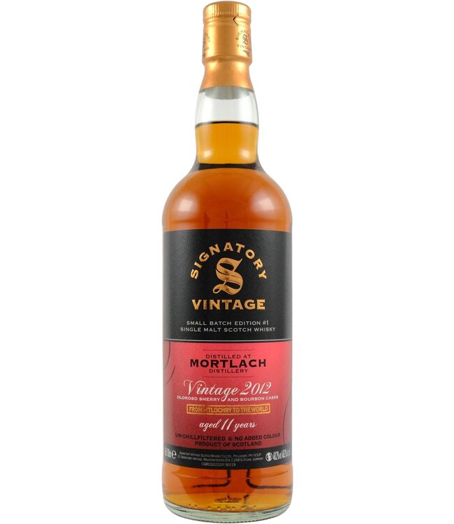 Mortlach Mortlach 2012 Signatory Vintage