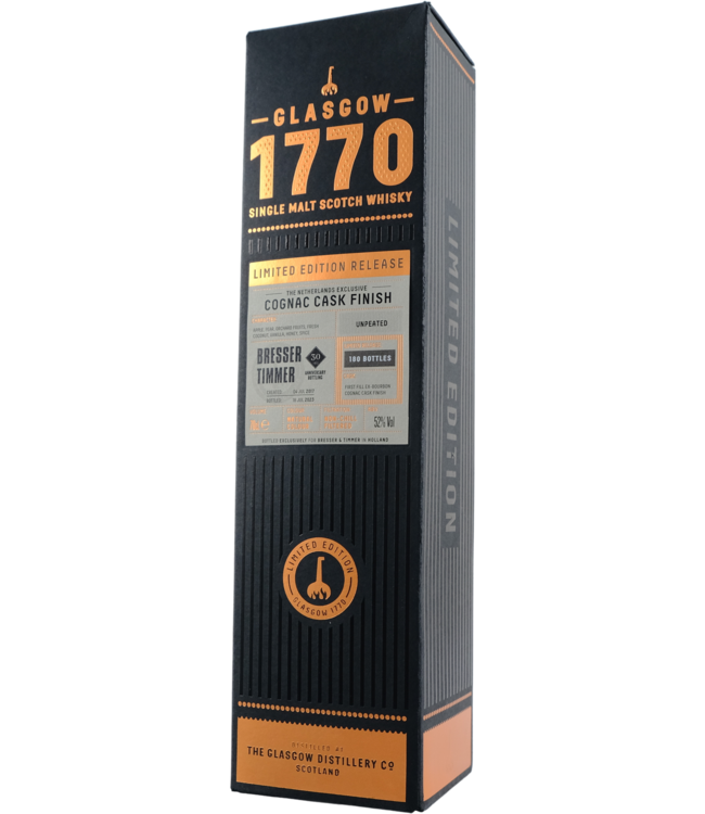 Glasgow Distillery 1770 Glasgow Single Malt - Cognac Cask Finish