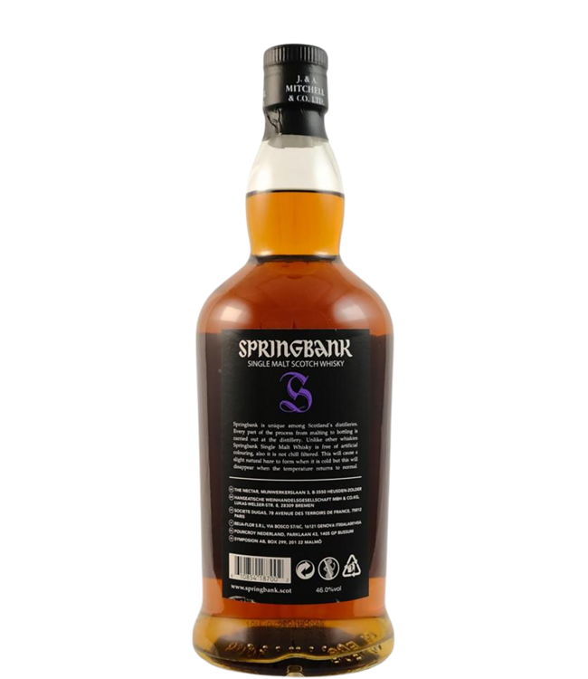 Springbank Springbank 18-year-old - 23/96 - Bottled 11.05.2023