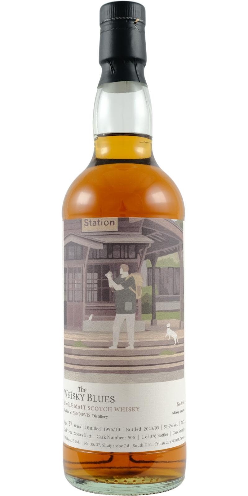 The Whisky Blues ベンネヴィス 1996 27年 The Whisky Blues No.061 Ben Nevis 1996 27yo Refill Hogshead 51.4