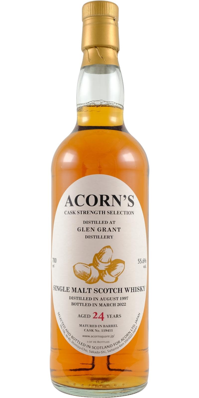 Glen Grant 1997 Aco Acorn - buy online | Whiskybase Shop