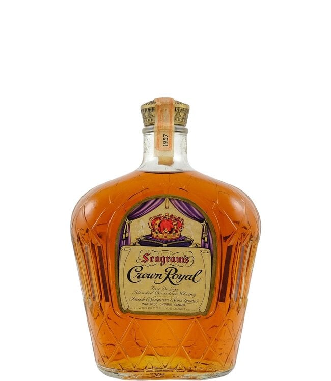 Seagram's Crown Royal Seagram & Sons - Bottled in 1957