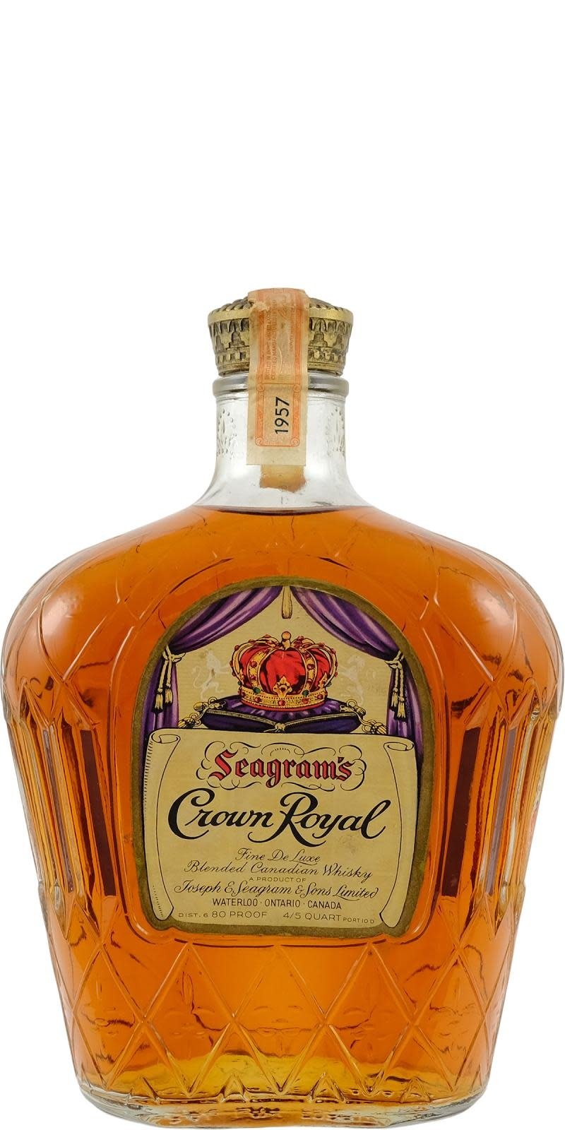 Crown Royal Seagram & Sons - Bottled in 1957