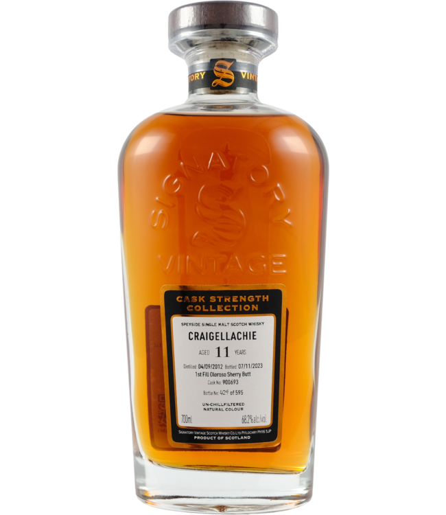 Craigellachie Craigellachie 2012 Signatory Vintage - Cask 900693