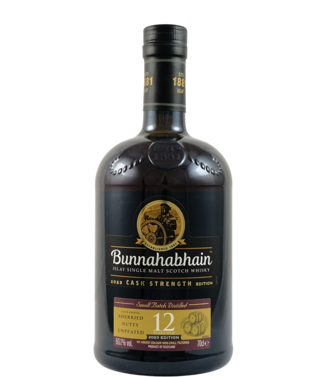 Bunnahabhain Bunnahabhain 12-year-old Cask Strength Edition 2023