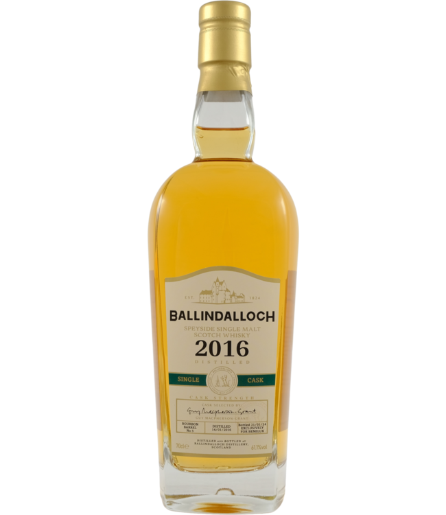 Ballindalloch Ballindalloch 2016 Single Bourbon Cask #5