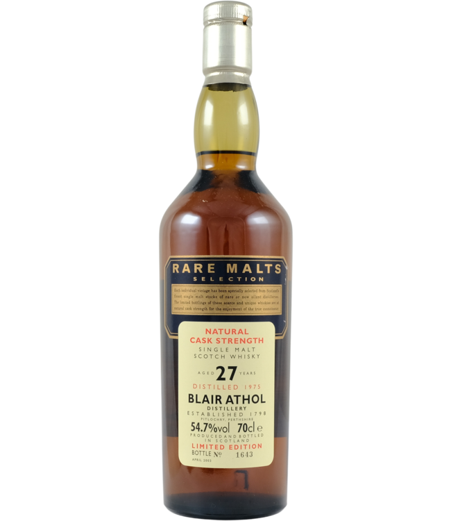 Blair Athol Blair Athol 1975 Rare Malts Selection - bottle 1643