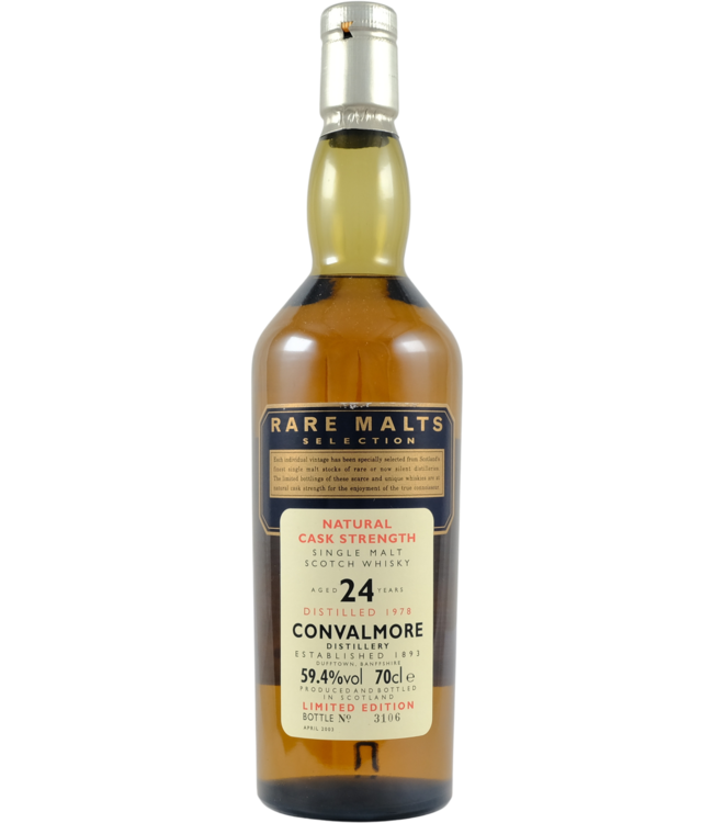 Convalmore Convalmore 1978 Rare Malts Selection - bottle 3106