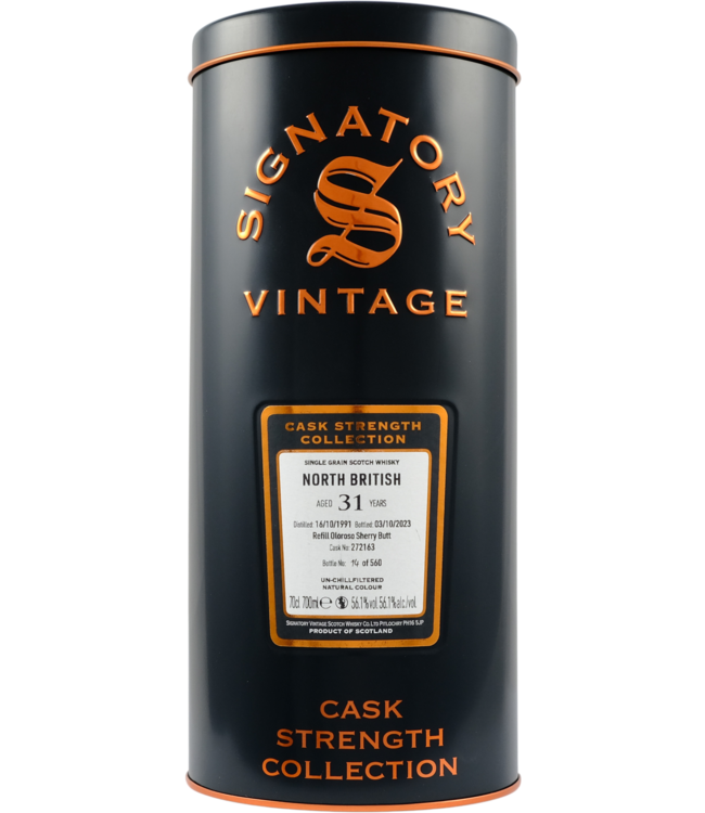 North British North British 1991 Signatory Vintage - Cask 272163