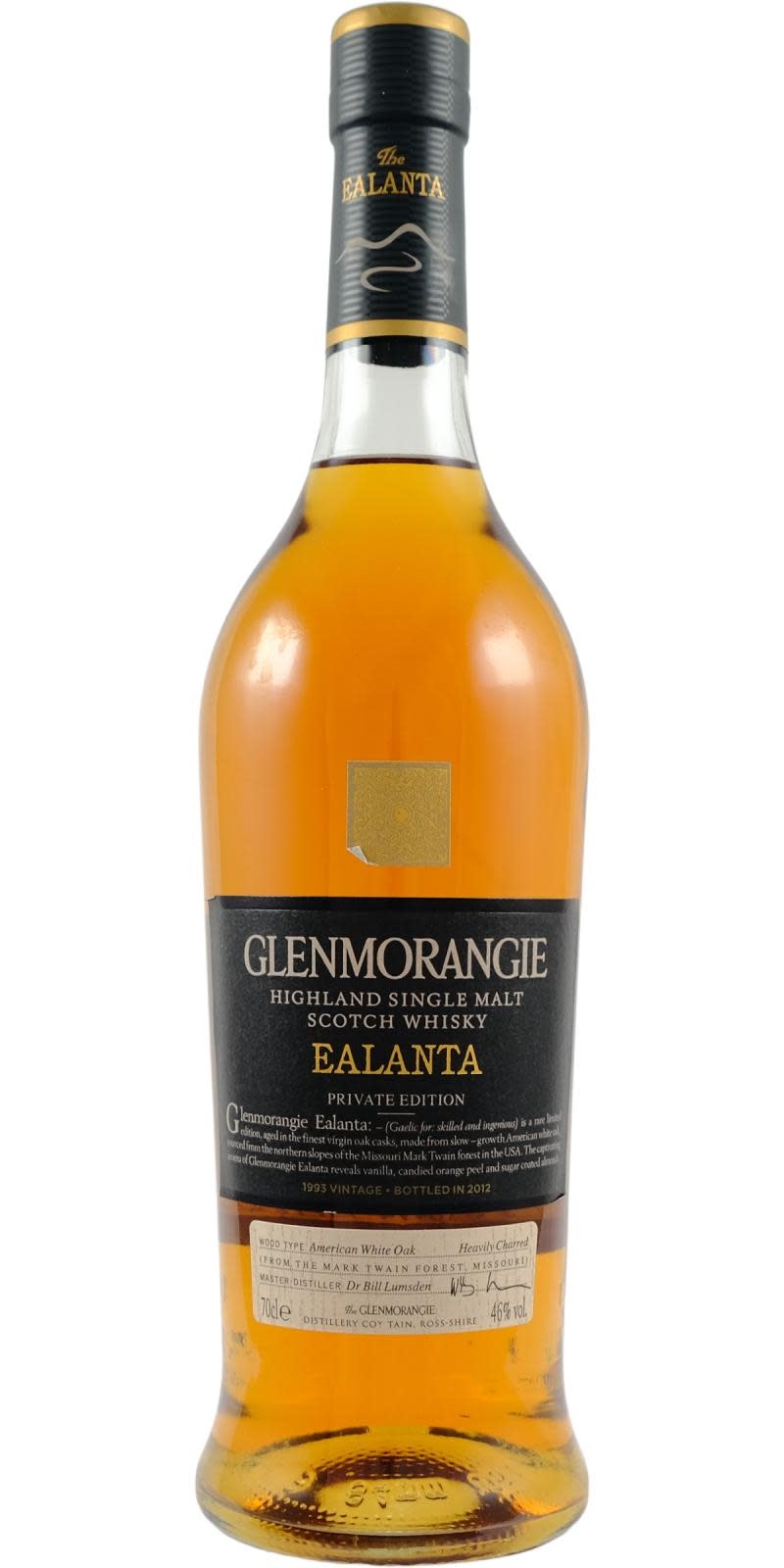 グレンモーレンジ エランタ EALANTA Glenmorangie Ealanta - buy online | Whiskybase Shop