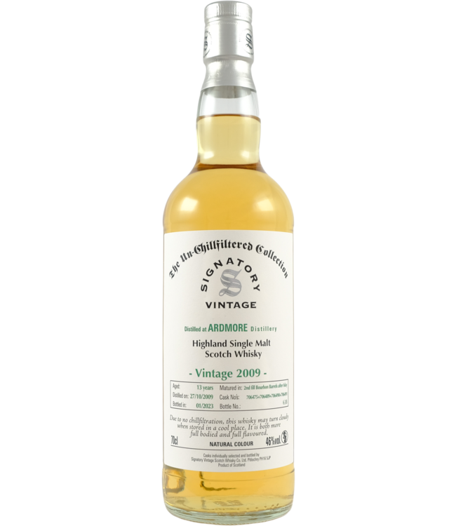 Ardmore Ardmore 2009 Signatory Vintage - cask 706475+706489+706490