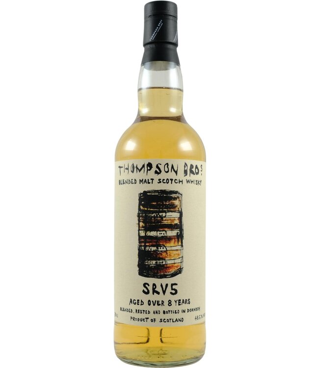 SRV5 Blended Malt Scotch Whisky, Aged 8 Years, 70CL, 48.5
